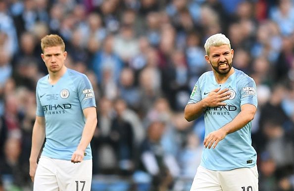 Aguero's goal was correctly ruled offside by the linesman